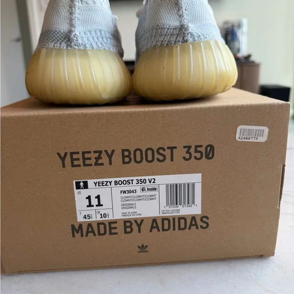 adidas Yeezy Boost 350 V2 - Gray and Yellow